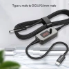 POOP Điện áp linh hoạt USB C DC5.521 Dây cáp chuyển đổi 8 đầu hoán đổi 284.354₫ 3