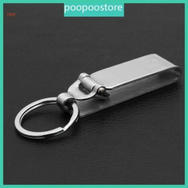 Poop thời trang kẹp thắt lưng an toàn Đai giữ chìa khóa thép không gỉ, chống mất