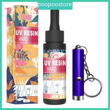 POOP UV Trang Sức Nhựa Keo Trong Suốt - Chống Nắng UV Cực Tím, Dán Pha Lê Bền Đẹp, Giá 92,657₫