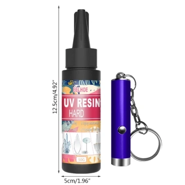 POOP UV Trang Sức Nhựa Keo Trong Suốt - Chống Nắng UV Cực Tím, Dán Pha Lê Bền Đẹp, Giá 92,657₫
