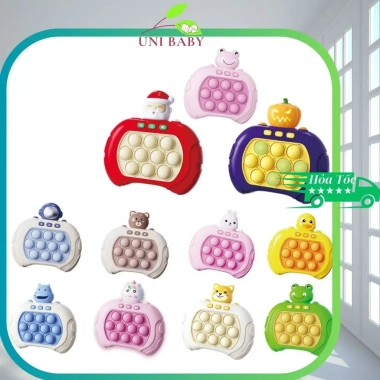 Pop It thế hệ mới - Đồ chơi luyện phản xạ Uni Baby, bấm nút theo đèn nhạc đa level, giá chỉ 40.180₫