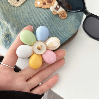 Popsocket Dán Điện Thoại Hình Hoa - Giá Đỡ Để Bàn Tiện Lợi, Chống Trượt, Giá 33.500₫