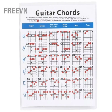 Poster Hình Ảnh Hợp Âm Guitar Chuyên Nghiệp Freevn Dành cho Người Học, Giảm 20% 9
