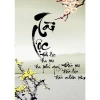 Poster Thư Pháp Tết Hình Dán Tường Trang Trí Phòng Khách Tranh Nghệ Thuật Ms 501 4