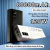 Power Bank 80.000mAh sạc nhanh 120W, đa cổng USB, sạc đồng thời, an toàn, giảm giá 459.999₫