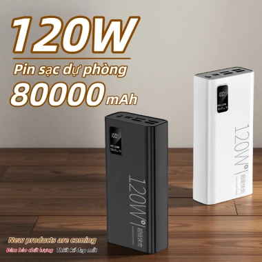 Power Bank 80.000mAh sạc nhanh 120W, đa cổng USB, sạc đồng thời, an toàn, giảm giá 459.999₫ 3 Power Bank 80.000mAh sạc nhanh 120W, đa cổng USB, sạc đồng thời, an toàn, giảm giá 459.999₫ 3