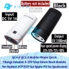 PowerBank Case Pin 18.650 Thiết Kế Tháo Rời Đèn Báo Điện Thoại Thông Minh Trắng Đen