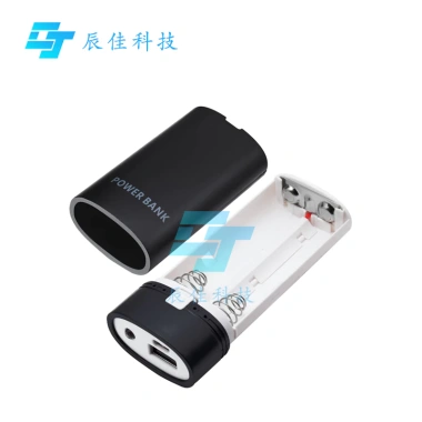 PowerBank Case Pin 18.650 Thiết Kế Tháo Rời Đèn Báo Điện Thoại Thông Minh Trắng Đen