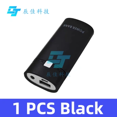 PowerBank Case Pin 18.650 Thiết Kế Tháo Rời Đèn Báo Điện Thoại Thông Minh Trắng Đen
