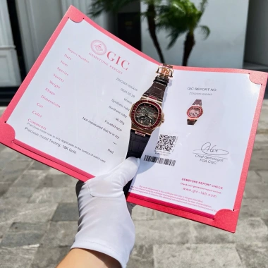 PP 5.724 GR Factory Customer độ cọc số, niềng, tai, khoá Ruby huyết bọc vàng, kiểm định, giảm giá 35,8 triệu 2