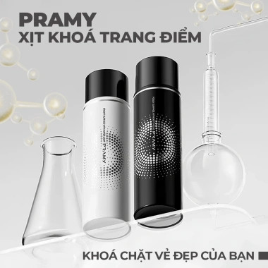 PRAMY Xịt Khóa Lớp Nền Cố Định 100ml Kiềm Dầu Cấp Ấm Lớp Nền Lâu Trôi Da Dầu