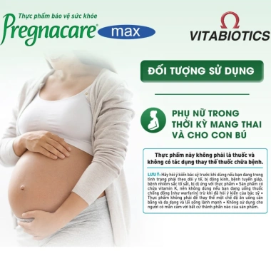 Pregnacare Max Vitamin cho Phụ Nữ Mang Thai & Cho Con Bú - 84 viên Beautimax8, Giá 689.000 VND 5 Pregnacare Max Vitamin cho Phụ Nữ Mang Thai & Cho Con Bú - 84 viên Beautimax8, Giá 689.000 VND 5
