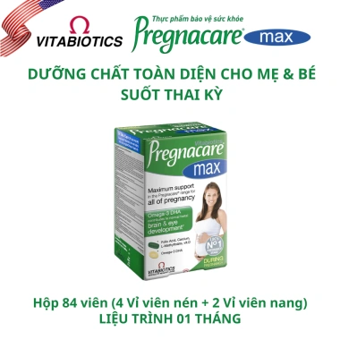 Pregnacare Max Vitamin cho Phụ Nữ Mang Thai & Cho Con Bú - 84 viên Beautimax8, Giá 689.000 VND