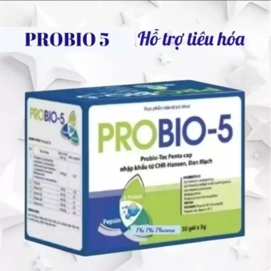 PROBIO-5 men vi sinh Hsd mới nhất - Hỗ trợ hệ tiêu hoá khỏe mạnh, giá chỉ 186.000 VND