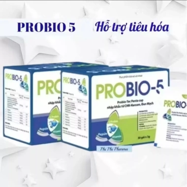 PROBIO-5 men vi sinh Hsd mới nhất - Hỗ trợ hệ tiêu hoá khỏe mạnh, giá chỉ 186.000 VND
