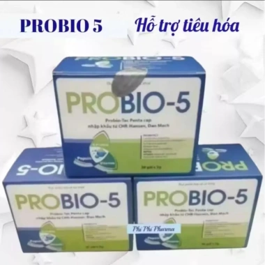 PROBIO-5 men vi sinh Hsd mới nhất - Hỗ trợ hệ tiêu hoá khỏe mạnh, giá chỉ 186.000 VND