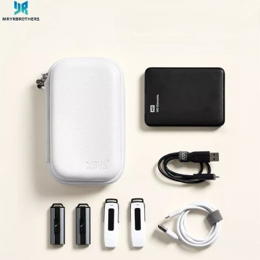 PU Cáp Dữ Liệu Túi Vỏ Cứng cho Power Bank - Chống Sốc, Nén, Bảo Quản Đĩa Cứng