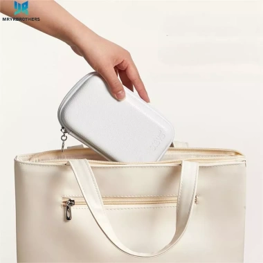 PU Cáp Dữ Liệu Túi Vỏ Cứng cho Power Bank - Chống Sốc, Nén, Bảo Quản Đĩa Cứng