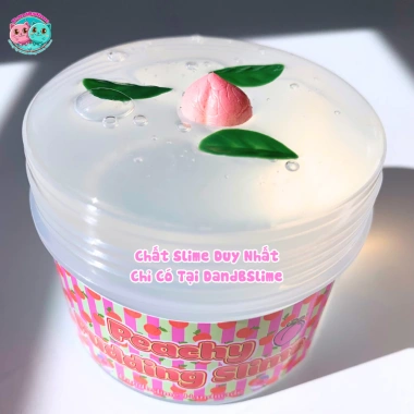 Pudding Slime Trái Đào Trong Suốt - Handmade, dẻo mịn, an toàn, giảm giá 65.000₫