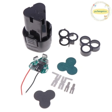 Pufangnice 1 Bộ Dụng Cụ Điện 12‑18V 18.650 Hộp Lithium Máy Khoan Tay Li‑ion Bảo Vệ VN 10 Pufangnice 1 Bộ Dụng Cụ Điện 12‑18V 18.650 Hộp Lithium Máy Khoan Tay Li‑ion Bảo Vệ VN 10