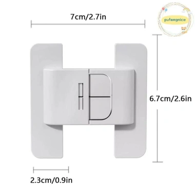 Pufangnice 2 chiếc bảo vệ an ninh trẻ em – Khóa tủ lạnh nội thất an toàn, chống mở, giá ưu đãi 30.700đ 5 Pufangnice 2 chiếc bảo vệ an ninh trẻ em – Khóa tủ lạnh nội thất an toàn, chống mở, giá ưu đãi 30.700đ 5
