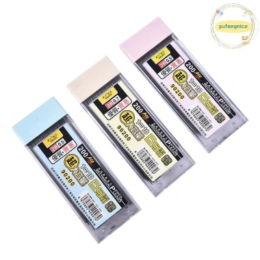 Pufangnice 200 Cái Hộp Chì 2B - Bút Chì Cơ Nạp Lại Tự Động, Chì Mới VN 9