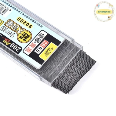 Pufangnice 200 Cái Hộp Chì 2B - Bút Chì Cơ Nạp Lại Tự Động, Chì Mới VN 11