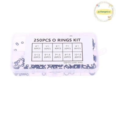 Pufangnice 250 Cái NBR Seal Ring Kit O-Ring Nitrile Gasket Niêm phong Giá 71.280 VND Pufangnice 250 Cái NBR Seal Ring Kit O-Ring Nitrile Gasket Niêm phong Giá 71.280 VND