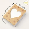 Pufangnice 3 inch Thẻ Trong Suốt Tình Yêu - Ảnh Lưu Trữ Sinh Viên Thần Tượng Booklet 5