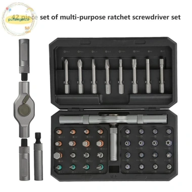 Pufangnice 42 trong 1 bộ tuốc nơ vít Ratchet từ tính tháo rời, T-Handle Magneticizer, mô‑men xoắn đa năng DIY 6 Pufangnice 42 trong 1 bộ tuốc nơ vít Ratchet từ tính tháo rời, T-Handle Magneticizer, mô‑men xoắn đa năng DIY 6