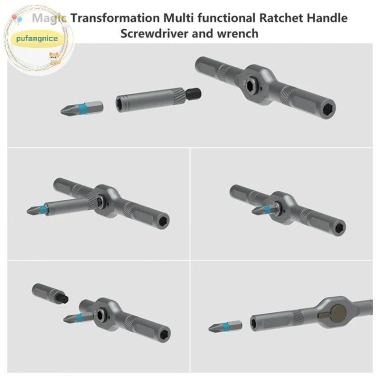 Pufangnice 42 trong 1 bộ tuốc nơ vít Ratchet từ tính tháo rời, T-Handle Magneticizer, mô‑men xoắn đa năng DIY 9 Pufangnice 42 trong 1 bộ tuốc nơ vít Ratchet từ tính tháo rời, T-Handle Magneticizer, mô‑men xoắn đa năng DIY 9