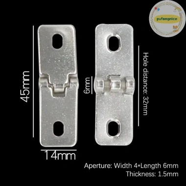 Pufangnice Bản lề Thép không gỉ gập lại không khung – Trang trí ban công, cửa sổ, 44.440₫ 5 Pufangnice Bản lề Thép không gỉ gập lại không khung – Trang trí ban công, cửa sổ, 44.440₫ 5