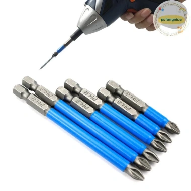 Pufangnice Bit Tua Vít Điện 1/4 inch Chống Trượt Chuôi Lục Giác PH2 VN Giá 34.540đ 5