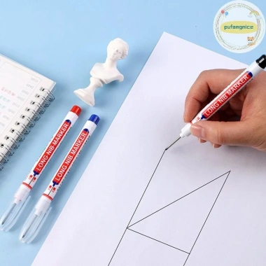 Pufangnice Bút đánh dấu dài gỗ đa năng cho phòng tắm, trang trí lỗ sâu, chỉ 35.310₫ 2