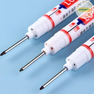 Pufangnice Bút đánh dấu dài gỗ đa năng cho phòng tắm, trang trí lỗ sâu, chỉ 35.310₫ 4