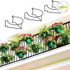 Pufangnice Chậu Hoa Sắt Đỡ Giỏ Tròn - Giá Treo Ban Công, Trang Trí Cửa Sổ, 108k 2