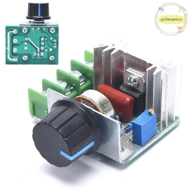 Pufangnice Dimmer 220V 2.000W - Bộ Điều Khiển Tốc Độ Điện Tử, Giá ưu đãi 57.530 VND 2