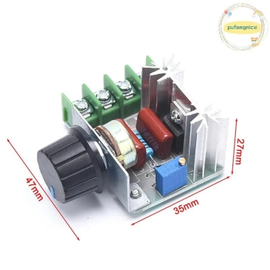 Pufangnice Dimmer 220V 2.000W - Bộ Điều Khiển Tốc Độ Điện Tử, Giá ưu đãi 57.530 VND 5