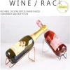 Pufangnice Giá Đựng Rượu Kim Loại Treo Tường, Đỡ Champagne Trưng Bày Vang Đỏ