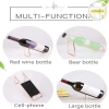 Pufangnice Giá Đựng Rượu Kim Loại Treo Tường, Đỡ Champagne Trưng Bày Vang Đỏ 3