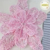 Pufangnice Hoa Ba Chiều Nhiều Lớp Organza Pha Lê Đính Ngọc Trai - Trâm Phụ Kiện Trang Trí VN Giá Ưu Đãi 91.850 VND 4