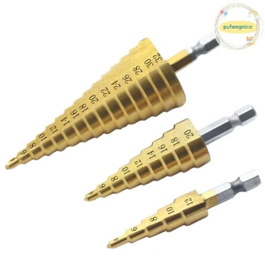 Pufangnice HSS Thép Bước Nón Mũi Khoan Titan 4-12/20/32mm Giá ưu đãi 42.130 VND 2 Pufangnice HSS Thép Bước Nón Mũi Khoan Titan 4-12/20/32mm Giá ưu đãi 42.130 VND 2