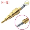 Pufangnice HSS Thép Bước Nón Mũi Khoan Titan 4-12/20/32mm Giá ưu đãi 42.130 VND 5