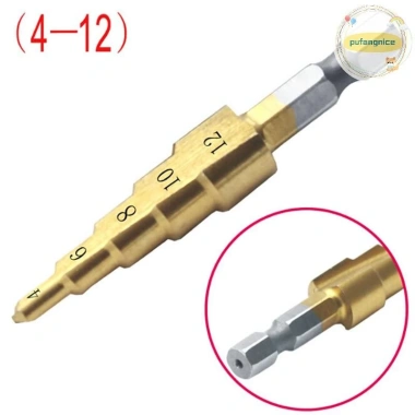 Pufangnice HSS Thép Bước Nón Mũi Khoan Titan 4-12/20/32mm Giá ưu đãi 42.130 VND 5 Pufangnice HSS Thép Bước Nón Mũi Khoan Titan 4-12/20/32mm Giá ưu đãi 42.130 VND 5