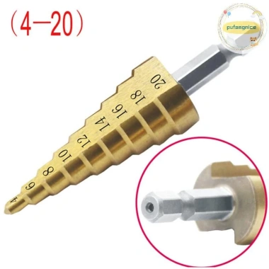 Pufangnice HSS Thép Bước Nón Mũi Khoan Titan 4-12/20/32mm Giá ưu đãi 42.130 VND 6 Pufangnice HSS Thép Bước Nón Mũi Khoan Titan 4-12/20/32mm Giá ưu đãi 42.130 VND 6