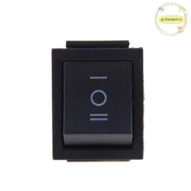 Pufangnice KCD4 Rocker Đen DPDT 6 Pin 16A/20A 250V-125V Bật/Tắt Giá 38.720₫ 3