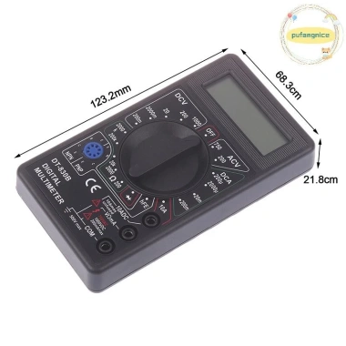 Pufangnice LCD Đồng hồ vạn năng kỹ thuật số - Vôn kế, Ohmmeter, Volt Tester, đo AC/DC, tần số - Giá 100.980₫ 5