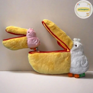 Pufangnice Pelican Hộp Bút Chì Hoạt Hình - Túi Trang Điểm Sang Trọng, Lưu Trữ Văn Phòng Phẩm, 141.696 VND 3