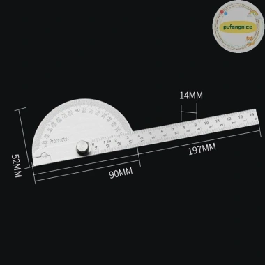 Pufangnice Protractor Kim Loại 180 Độ Goniometer Thước Góc Chế Biến Gỗ Giá 35.900₫ 4 Pufangnice Protractor Kim Loại 180 Độ Goniometer Thước Góc Chế Biến Gỗ Giá 35.900₫ 4