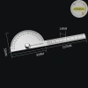 Pufangnice Protractor Kim Loại 180 Độ Goniometer Thước Góc Chế Biến Gỗ Giá 35.900₫ 6